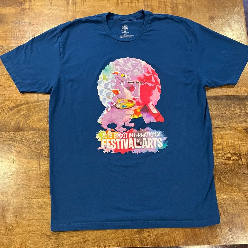Unisex 2019 Epcot International Festival of the Arts Figment T-shirt!! Size XL